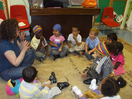 circle time in the workshop